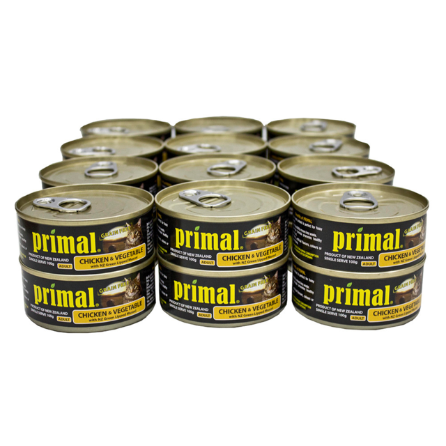 Primal Chicken & Vegetables Wet Cat Food - Product Image 1