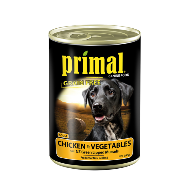 Primal Chicken & Vegetables Wet Dog Food - Product Image