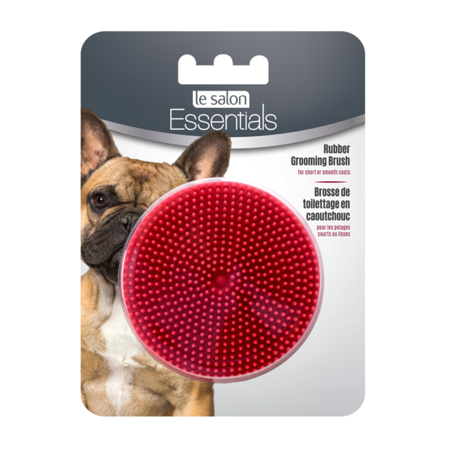 Le Salon Essentials Dog Rubber Grooming Brush - Product Image
