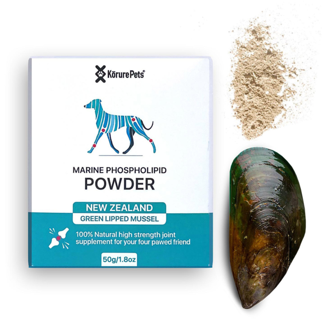 Korure Pets Marine Phospholipid Green Lipped Mussel Powder for Dogs - Product Image