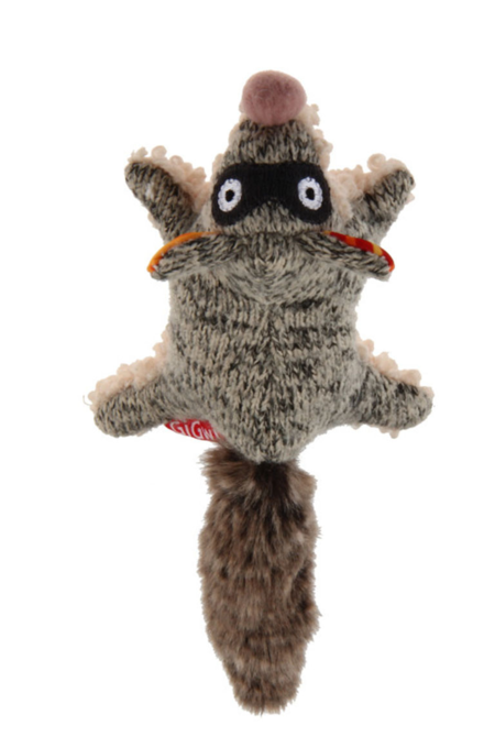 GiGwi Plush Friendz Mini Racoon Dog Toy - Product Image 2