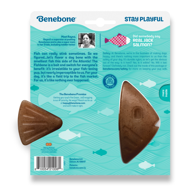 Benebone Fishbone Chew Toy - Product Image 1