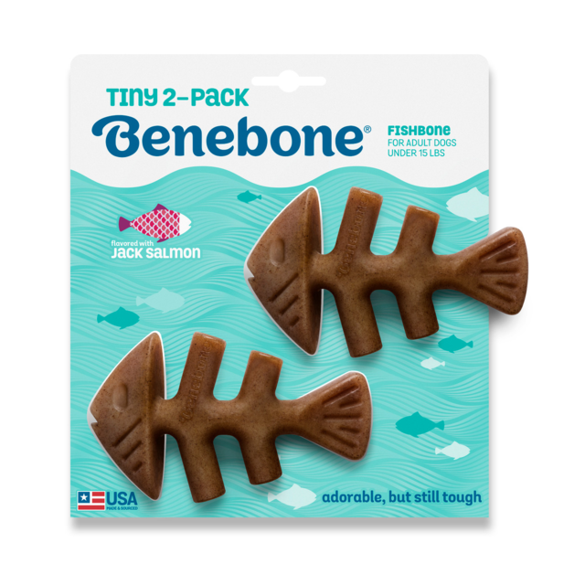 Benebone Fishbone Chew Toy - Product Image