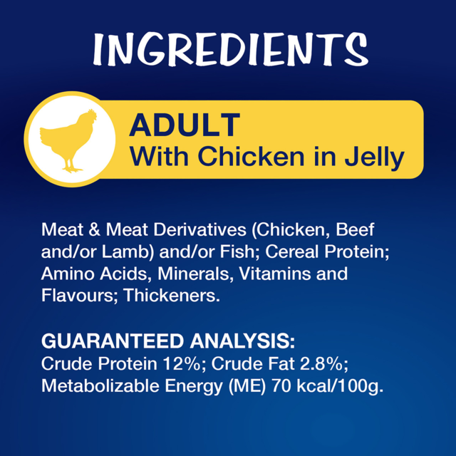 Oscar Meat Menus in Jelly Adult Wet Cat Food Pack - Product Image 4