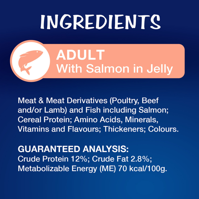 Oscar Salmon in Jelly Adult Wet Cat Food - Product Image 4