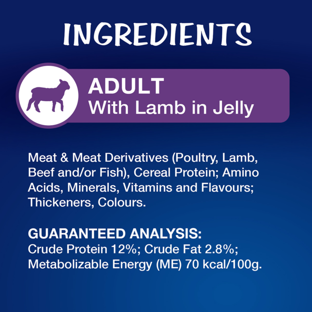 Oscar Lamb in Jelly Adult Wet Cat Food - Product Image 4