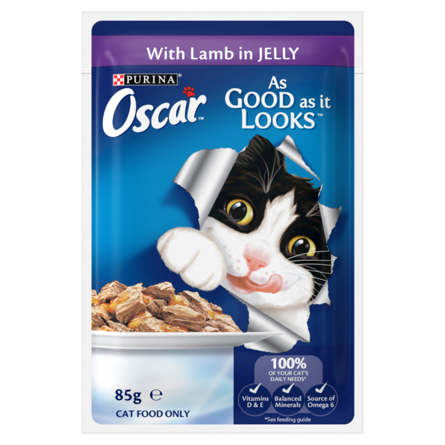 Oscar Lamb in Jelly Adult Wet Cat Food - Product Image