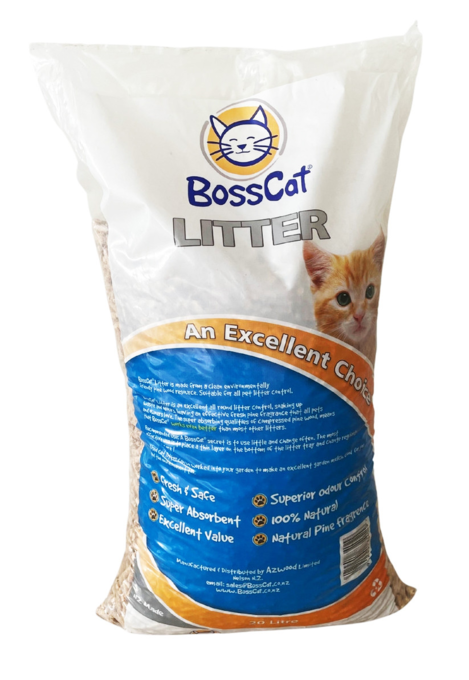 BossCat Wood Pellet Cat Litter - Product Image