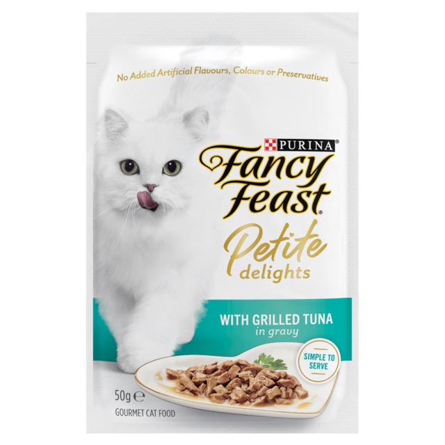 Fancy Feast Petite Delights Grilled Tuna in Gravy Wet Cat Food - Product Image