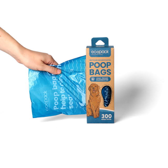 Ecopack Recycled Ocean Plastic Grab & Go Dog Poop Bags - Product Image 2