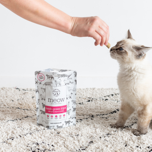 The NZ Natural Pet Food Co Meow Lamb Green Tripe & Mussel Freeze Dried Cat Treats - Product Image 2