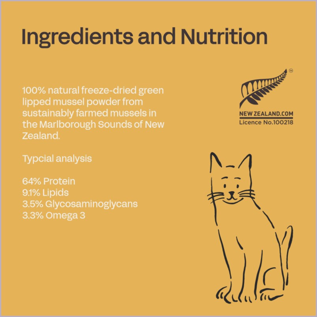 Fourflax Mussel Powder Supplement for Cats - Product Image 5