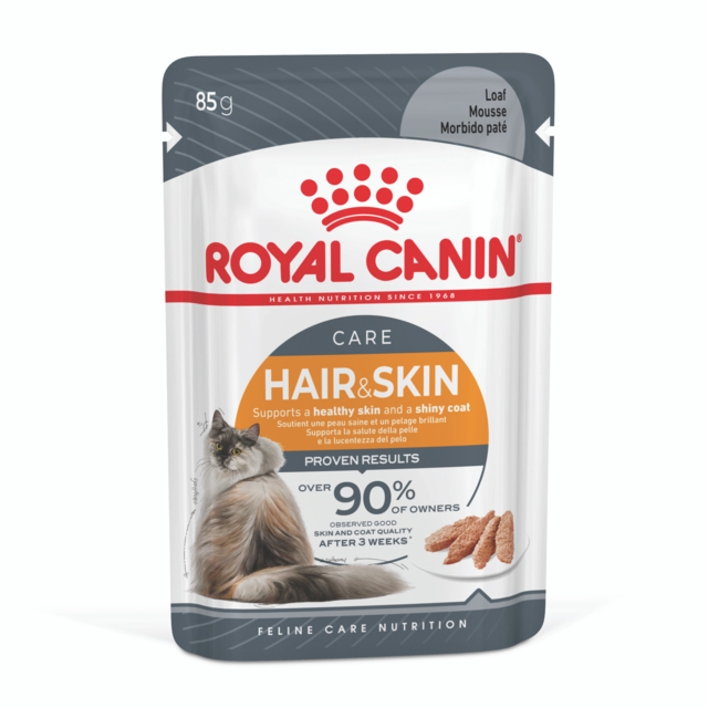 Royal Canin Hair & Skin Loaf Adult Wet Cat Food - Product Image