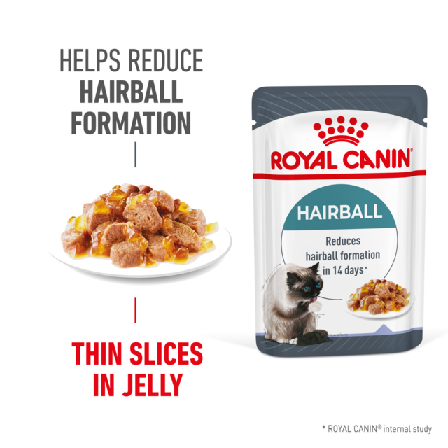Royal Canin Hairball Care Jelly Adult Wet Cat Food - Product Image 1