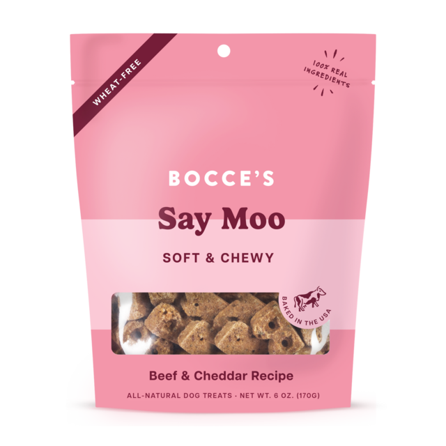 Bocce's Say Moo Soft & Chewy Dog Treats - Product Image