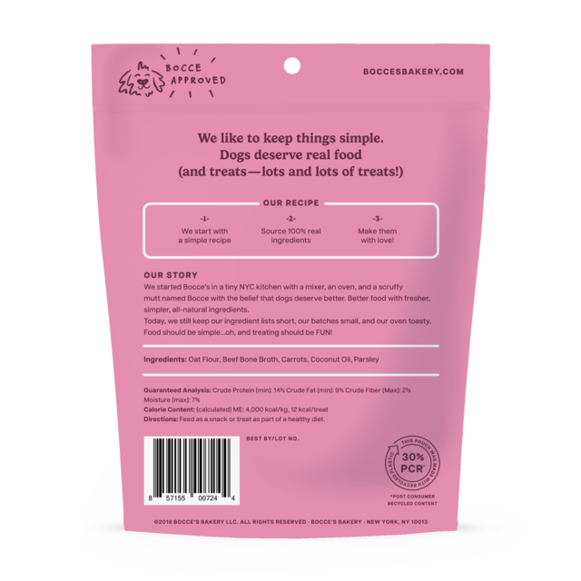 Bocce's Bone Broth Biscuits Dog Treats - Product Image 1