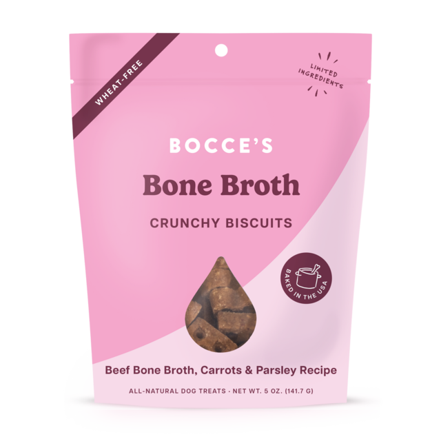 Bocce's Bone Broth Biscuits Dog Treats - Product Image