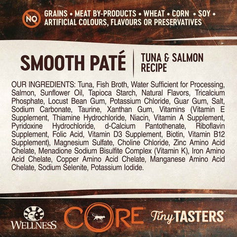 Wellness Core Tiny Tasters Tuna & Salmon Pate Wet Cat Food - Product Image 4