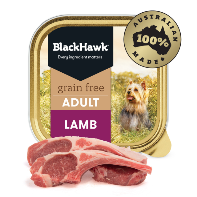 Black Hawk Grain Free Adult Lamb Tinned Wet Dog Food - Product Image