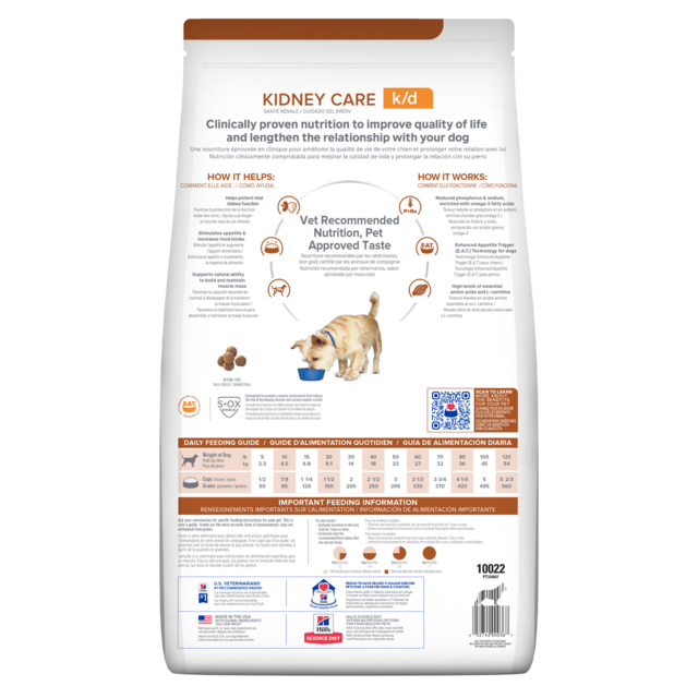 Hill's Prescription Diet k/d Kidney Care Dry Dog Food - Product Image 1