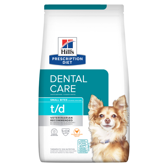 Hill's Prescription Diet t/d Small Bites Dental Care Dry Dog Food - Product Image