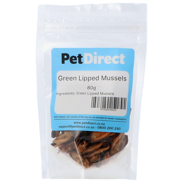 Petdirect Green Lipped Mussel Dog Treats Pet Direct