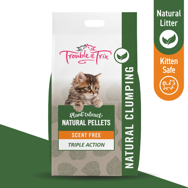 Trouble & Trix Natural Pellet Cat Litter Pet Direct