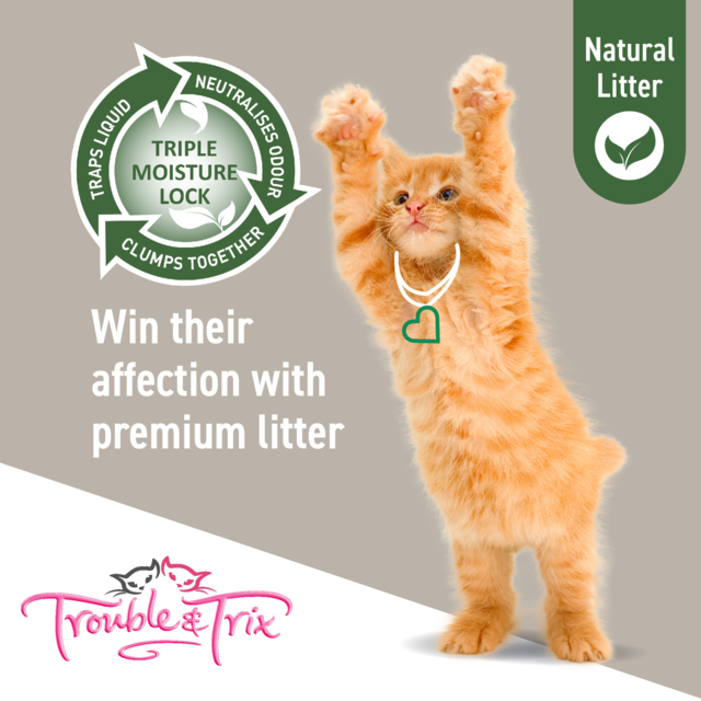Trouble & Trix Natural Pellet Cat Litter Pet Direct
