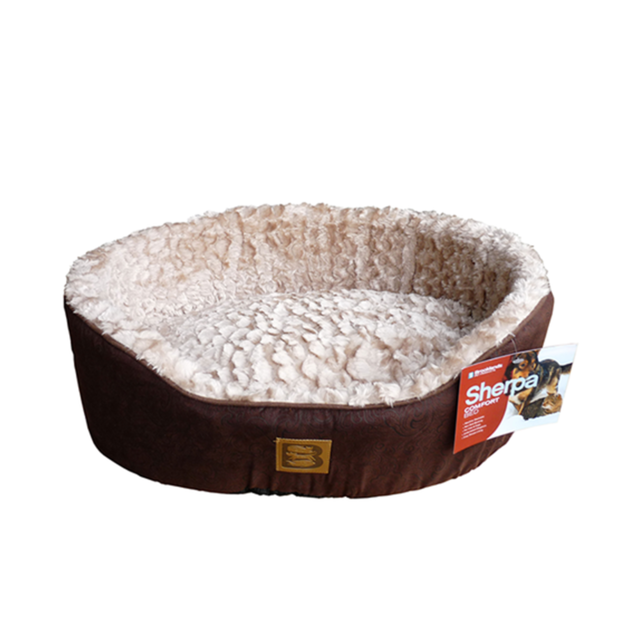 Brooklands Sherpa Clam Shell Bed Pet Direct
