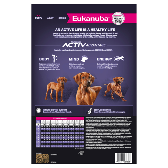 Eukanuba Puppy Large Breed Dry Dog Food Petdirect