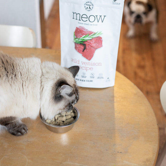 The NZ Natural Pet Food Co Meow Wild Venison Freeze Dried Cat Food