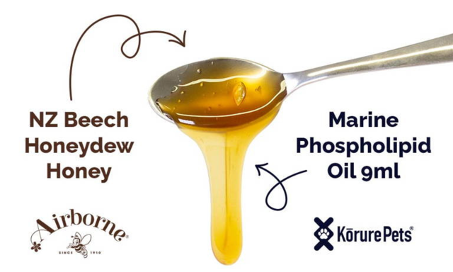 Visual Reference: Korure Pets Green Lipped Mussel Honey Dog Joint Supplement
