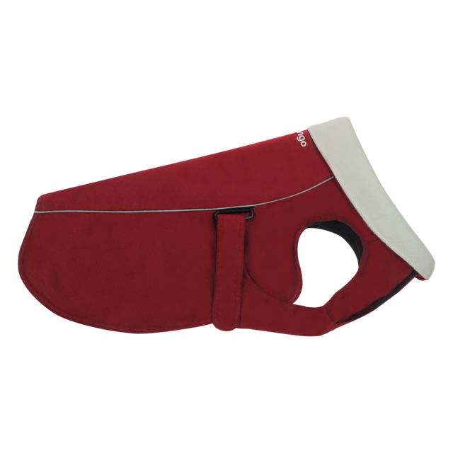 Dog Coat Red Dingo Puffer Black/Grey 25 cm