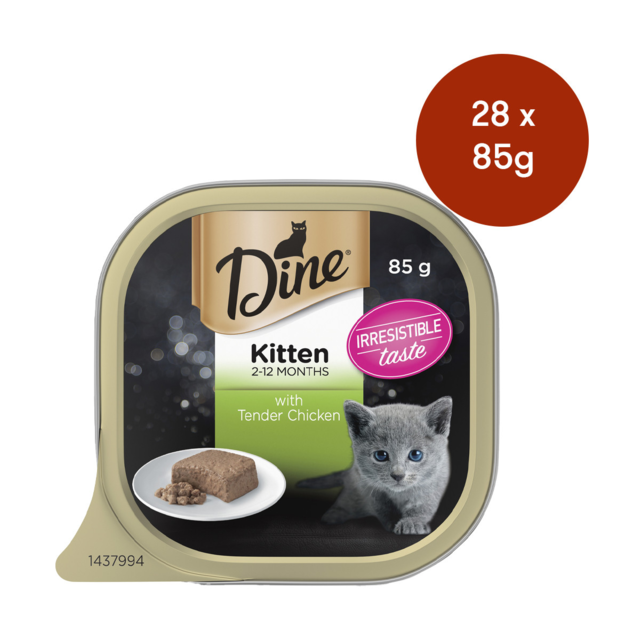 Dine Tender Chicken Kitten Wet Cat Food Bulk Bundle Pet Direct
