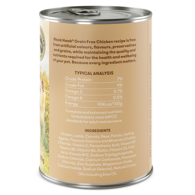 Black Hawk Grain Free Adult Chicken Canned Wet Dog Food Pet Direct