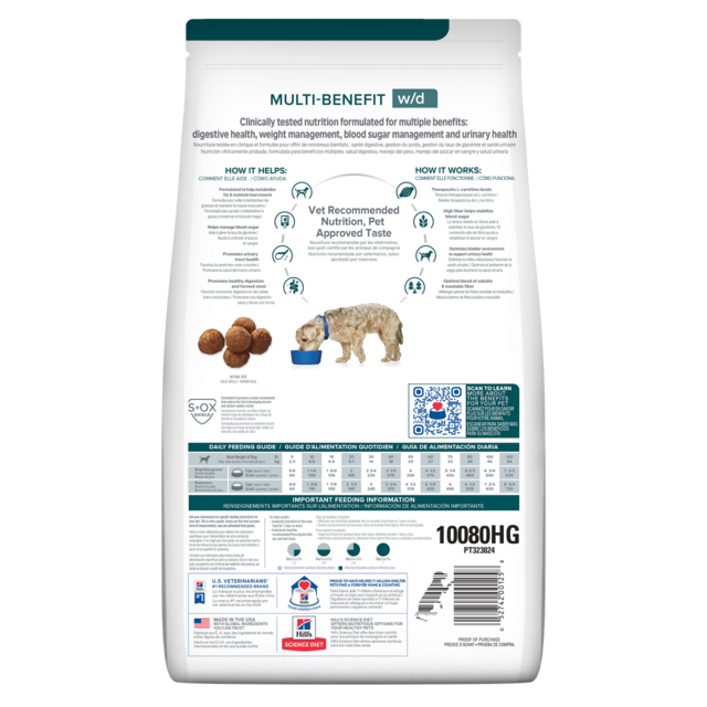 Hill's Prescription Diet w/d MultiBenefit Dry Dog Food Pet Direct