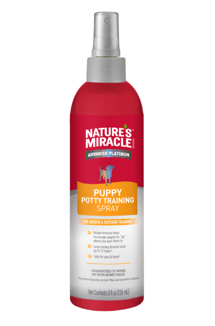 Nature's Miracle Advanced Platinum Puppy Potty Training Spray for