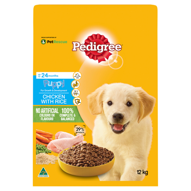 Pedigree Puppy Chicken Rice Dry Food Petdirect - Main Image