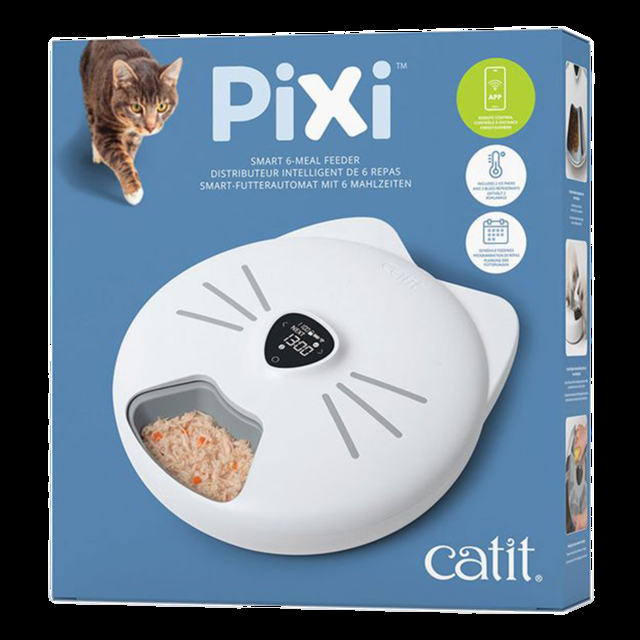 Catit Pixi Smart 6-Meal Cat Feeder Petdirect