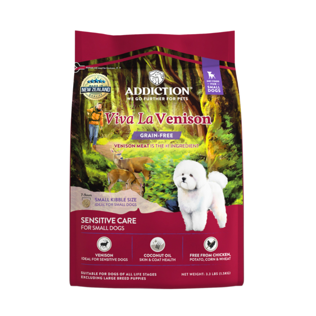 Addiction Grain-Free Viva La Venison Sensitive Care Small Breed