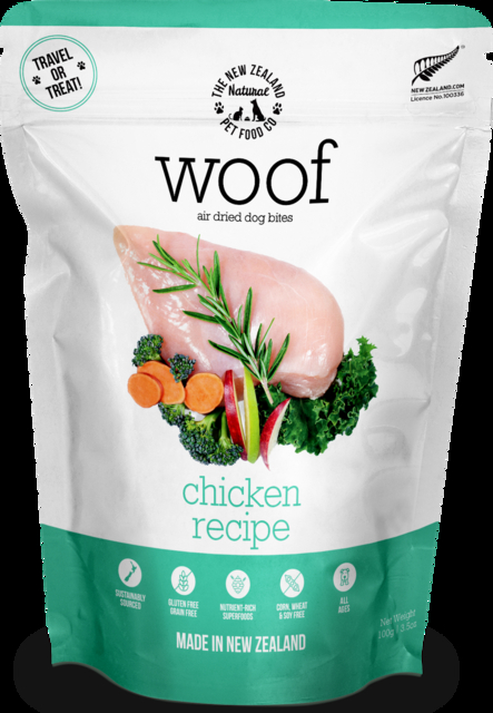 The NZ Natural Pet Food Co Woof Chicken Air Dried Dog Food - Petdirect