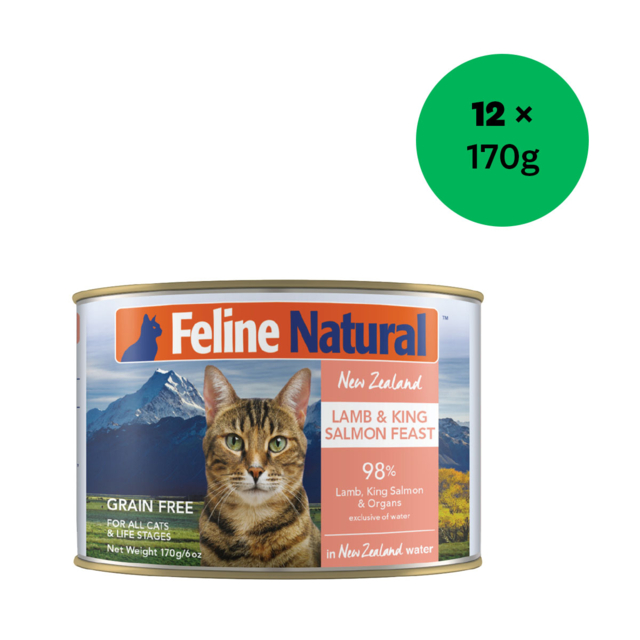 キャットフード Feline Natural Lamb & Venison Feast Lamb & Venison