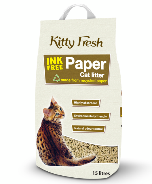 Paper Litter Box Recycled Newspaper Pellets Natural Paper Pellets