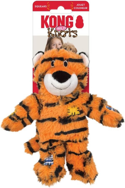 KONG Wild Knots Tiger Dog Toy - Petdirect
