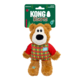 KONG Holiday Wild Knots Red Sweater Bear Dog Toy