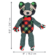 KONG Holiday Floppy Knots Dapper Dog Toy