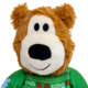 KONG Holiday Wild Knots Green Sweater Bear Dog Toy 