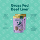 Gourmate Pet Treat Co. Grass Fed Beef Liver Dog Treats