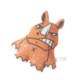 M-PETS Savage Rhino Dog Tough Toy