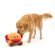 PLAY Burger Plush Dog Toy
